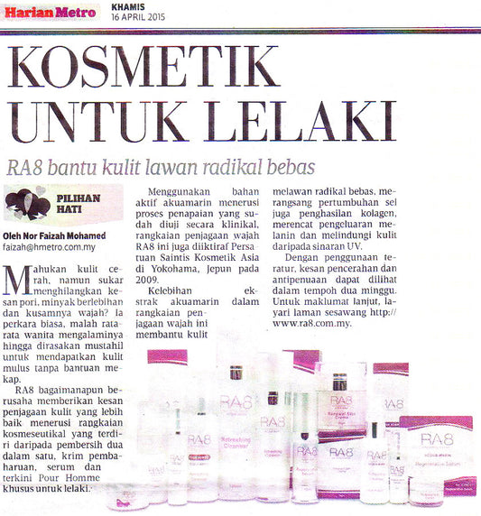 Kosmetik untuk Lelaki - RA8 Refreshing Cleanser Pour Homme