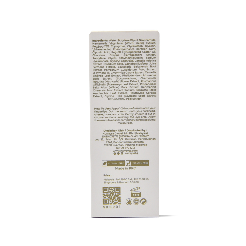 Advanced Repair Serum with Niacinmide, Glycolic Acid, Sodium Hyaluronate - 21g