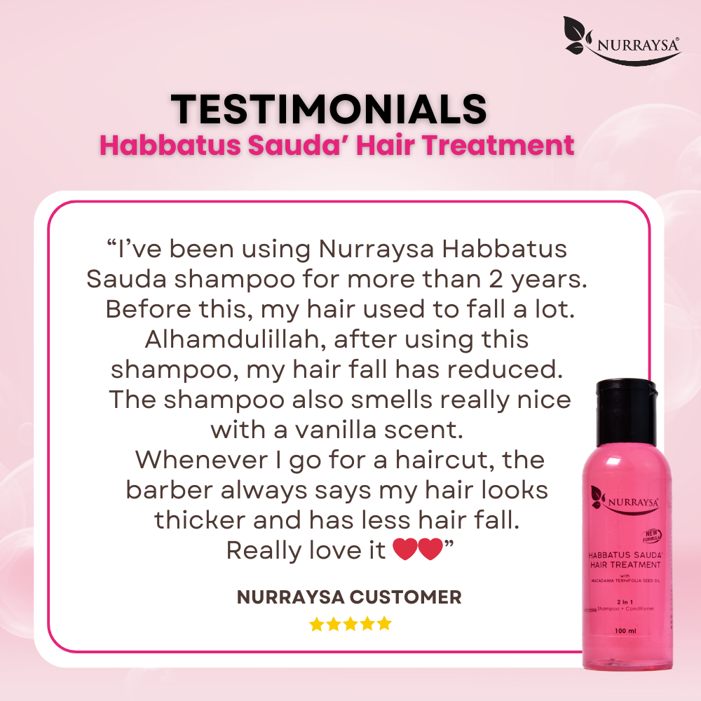 Habbatus Sauda Hair Treatment with Macadamia Ternifolia Seed Oil - 100ml