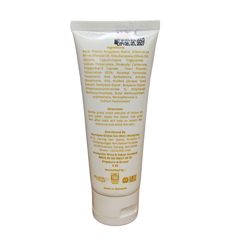 WhiteGlow Lotion with Marula Oil - Hand and Body Lotion - 50ml