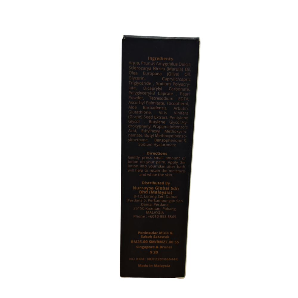 WhiteGlow Lotion with Marula Oil - Hand and Body Lotion - 50ml