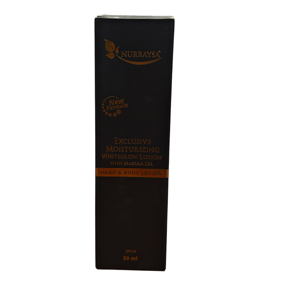 WhiteGlow Lotion with Marula Oil - Hand and Body Lotion - 50ml