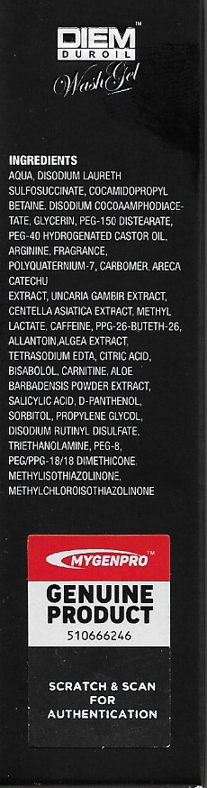 DIEM Duroil Wash Gel - Intimate & Foreskin 30gm