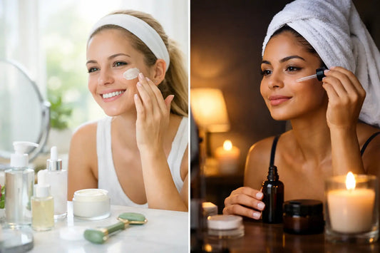 Morning vs Evening Skincare Routine Differences
