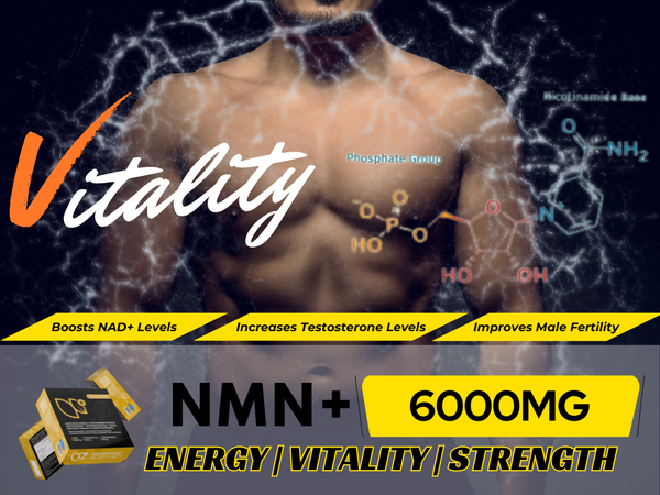 NMN with Tongkat Ali & Tocotrienol Drink - Boost NAD+, Enhance Vitality, Support Healthy Aging - 24000MG