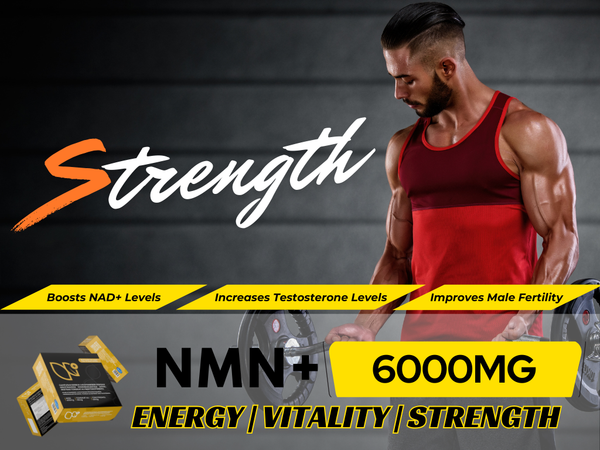 NMN with Tongkat Ali & Tocotrienol Drink - Boost NAD+, Enhance Vitality, Support Healthy Aging - 6000MG