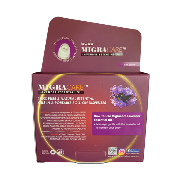 MIGRACARE Aromatherapy Oil - Easy Breathe, Instant Relief & Rejuvenates
