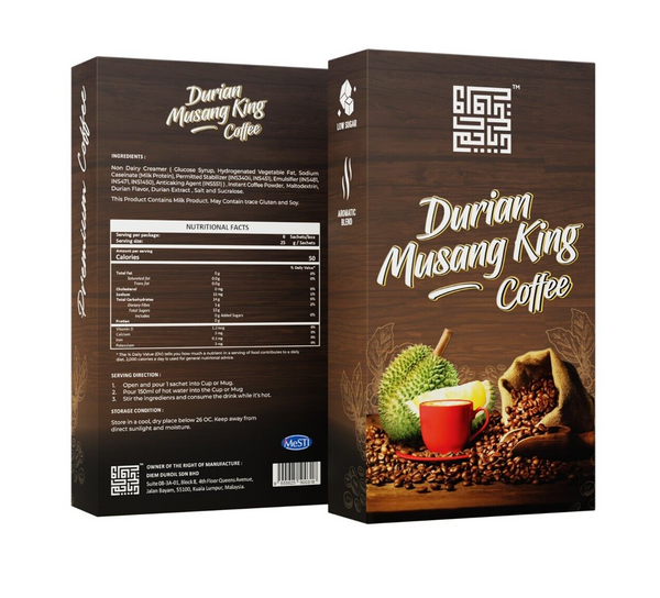 Durian Musang King Coffee by DIEM Duroil - No added Sugar