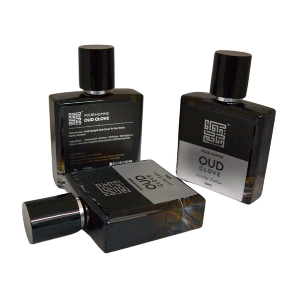 Pour Homme Oud Clove Perfume" - An Enchanting Blend of Spicy Clove and Rich Oud for Men