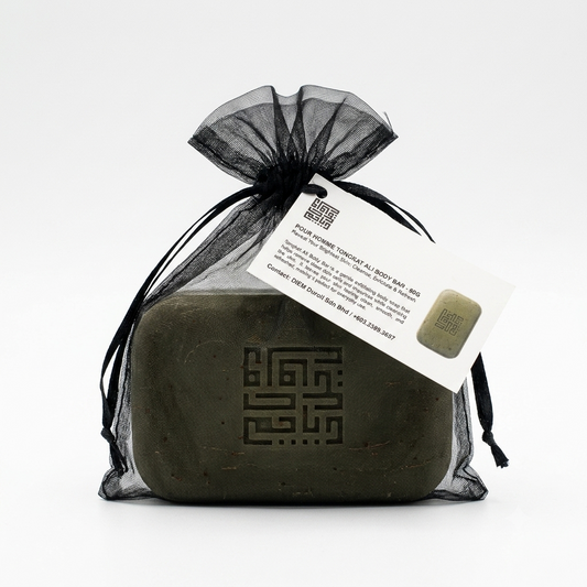 Tongkat Ali Exfoliating Body Bar with Real Roots | Pour Homme
